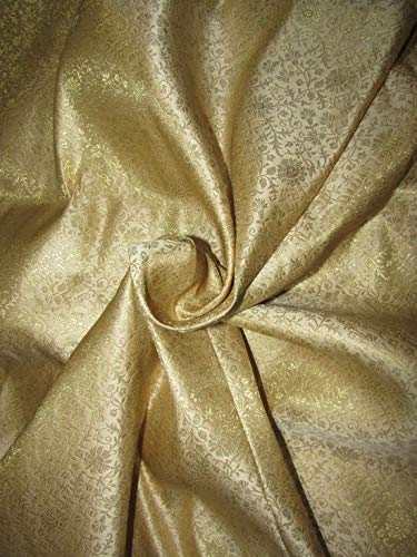 Tissu en brocart de soie rigide pour donner du volume aux vêtements