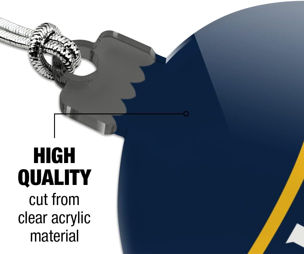 GRAPHICS & MORE Northern Arizona University Primary Logo Acrylic Christmas Tree Holiday Ornament - Image 4