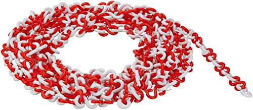 Image of Plastic Chain Anchor AK-PCA Safety Use - Size 6 mm x 71 mm, Red and White (Pack of 10)