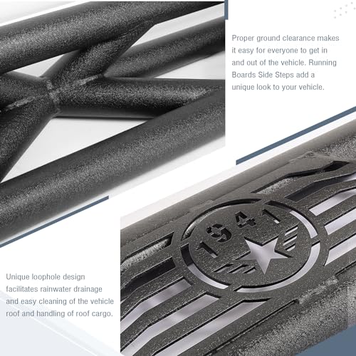 Estribos laterales para Jeep Wrangler JL 2018-2024 acero inoxidable miniatura 5