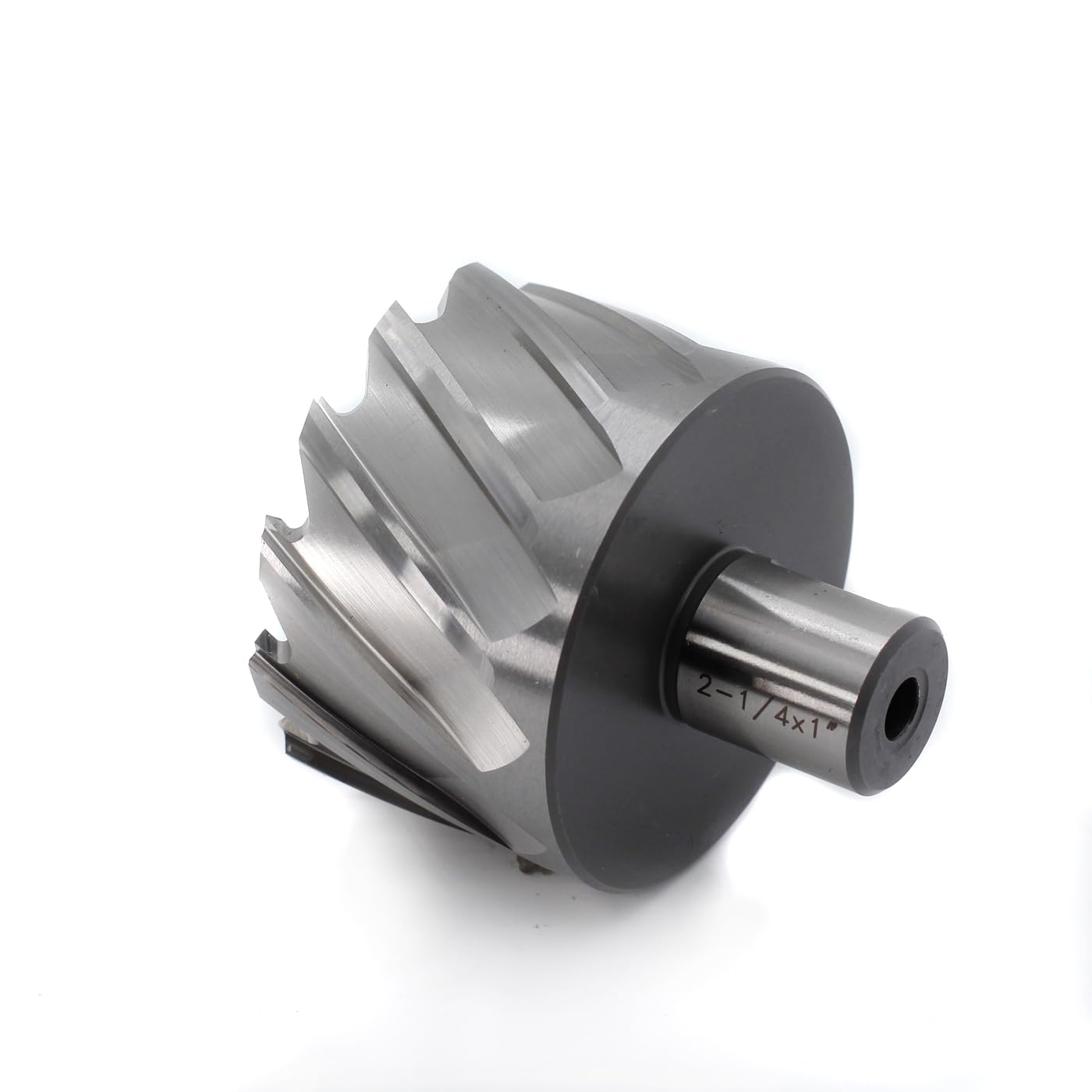 OSCARBIDE 2-1/4"x1 Annular Cutter, 2-1/4 inch Cutting Diameter,1 inch Depth of Cut,3/4 inch Weldon Shank,2 Flat Mag Drill Bit with Pilot Pin for Magnetic Drill Press,1 Piece