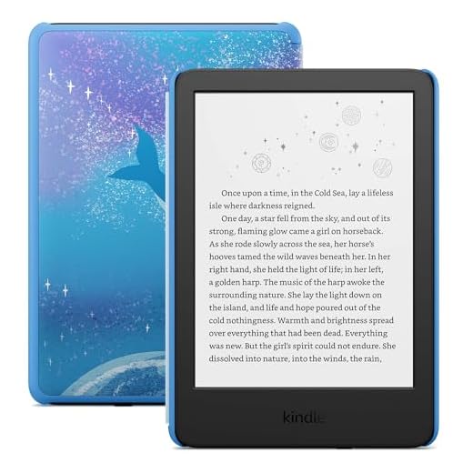 Kindle Kids 6-inch 16GB with Case Space Whale
