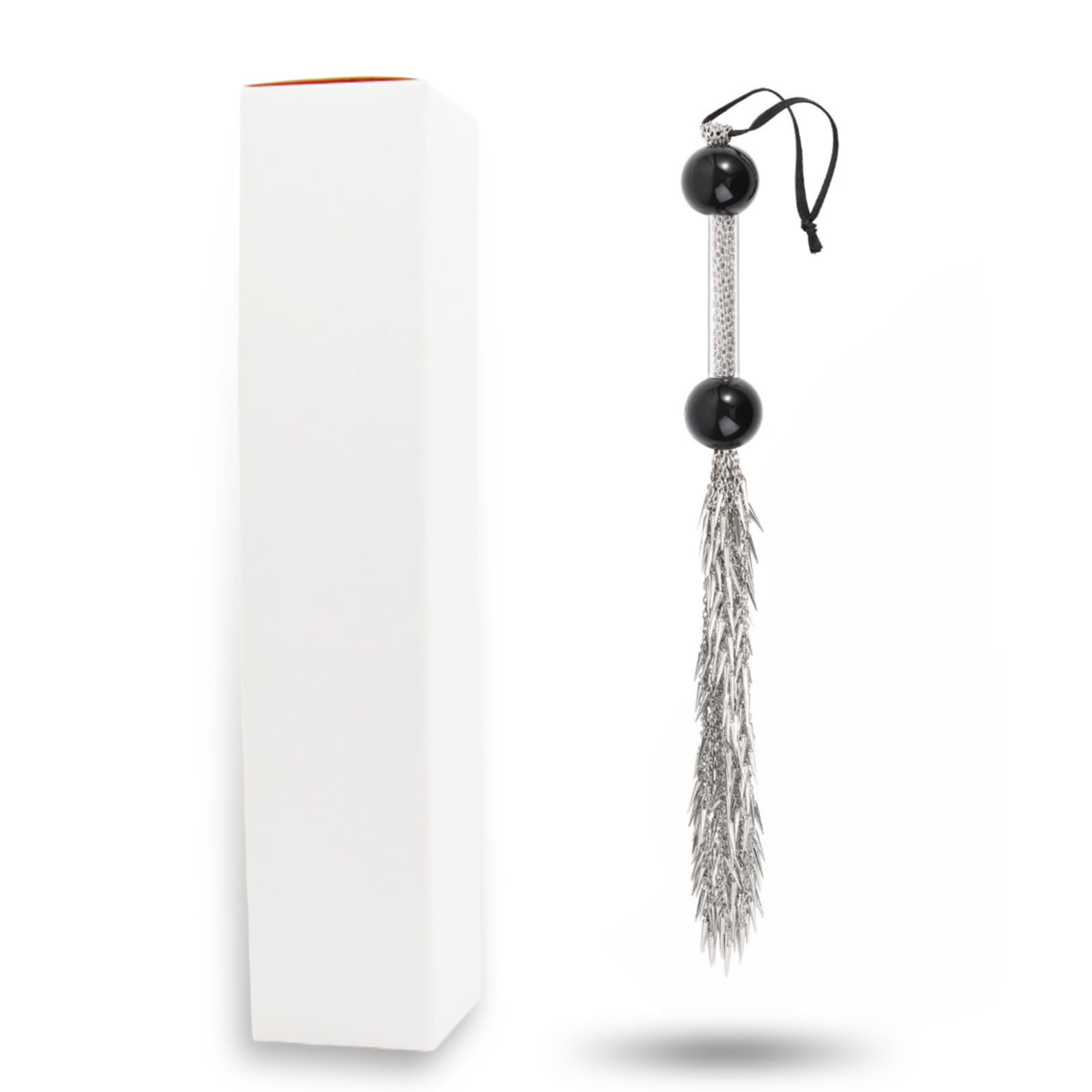 Fouet à Chaîne en Métal Poignée Confortable Fouet Sexy Érotique Cravache | Fessée Fétiche Accessoires de Bondage Durables Sex Toys SM Jeu de Rôle Jouets Sexuels pour Couples