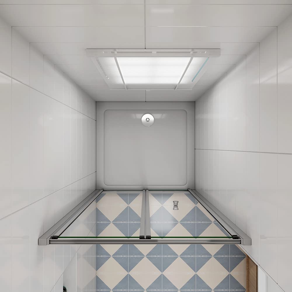 90cm Duschtür Nischentür Duschabtrennung 5mm Glas Dusche H185cm