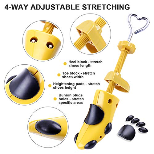 Cyrico Shoe Stretcher Women 4-Way Shoe Expander Widener Shoe Tree Shape For Wide Feet thumb #2