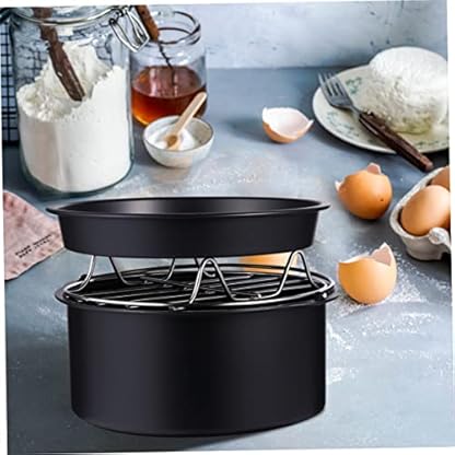 Abaodam 6 Stk Backen 3-teiliges Set Pizza-zubehör Pizza-kit Fritteuse Für Zuhause Zubehör Für Friteusenteile Dampfgarer Untersetzer Airfryer-zubehör Airfryer Zubehör-kit Küchengerät Luft – Bild 6