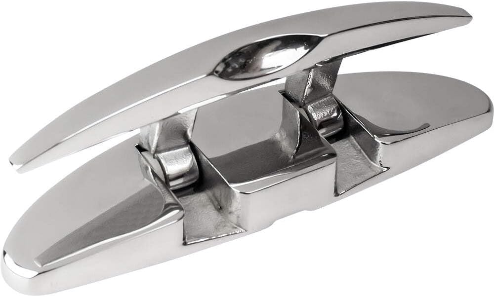 Sea-Dog 5" Oval SS Folding Cleat w/Hidden Hex Bolts
