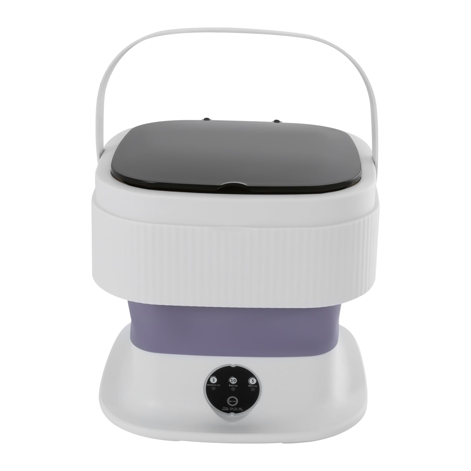 Mini Lavadora, 10L Portátil Móvil Lavadora, Pequeña Lavadora de Viaje para Ropa Interior, Calcetines, Toallas