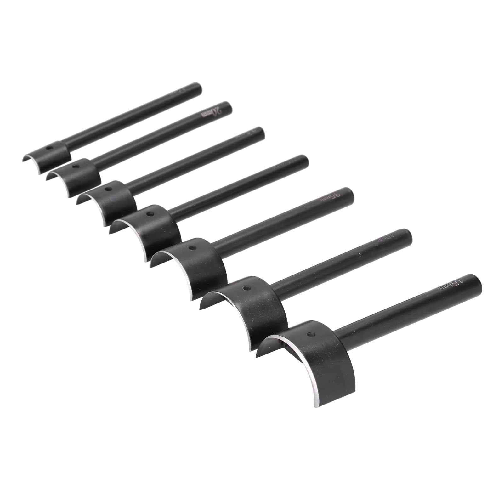 7Pcs Leder Handwerk Werkzeuge Leder Halbrund Cutter Punch DIY Halbkreis Ende Ecke Halbrund Punch für DIY Craft Handwork
