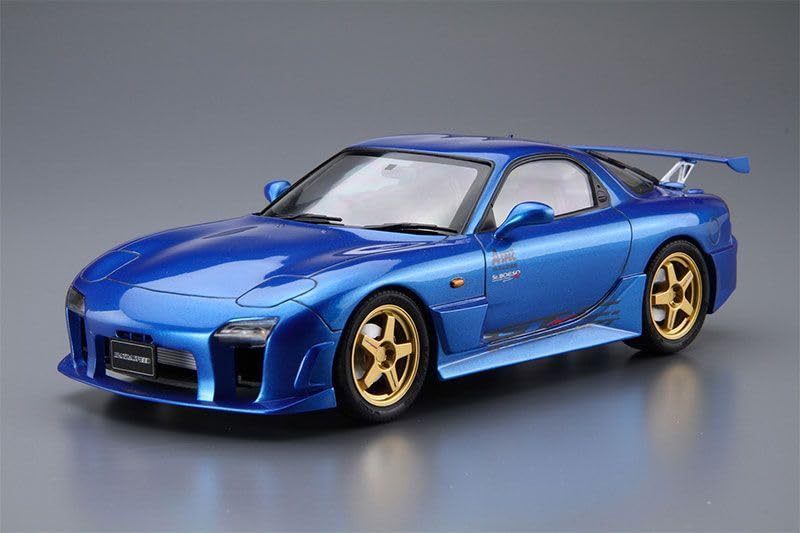 Kit d'assemblage FD3S RX-7 A-Spec GT Concept Aoshima 124 réplique miniature en plastique