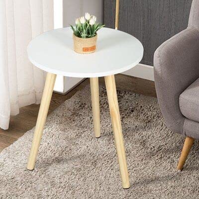 Image of Handmade Drawer Square 20 inchx20 inch Coffee Table /Nesting Table /Side Table /Center Table with Marble Finish Top for Living Room /Drawing Room (White)