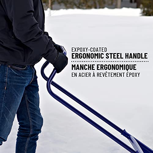 Garant EPSS24 True-Temper 24 Inch High Capacity Poly Sleigh Shovel W/ Coated Steel Ergonomic Handle thumb #1