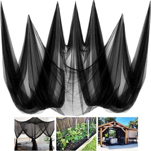2 Pack 10 x 20 FT Mosquito Netting Garden Mesh Netting Barrier Balcony Privacy Screen Plant Covers for Patio Vegetables Fruits Flowers Protection