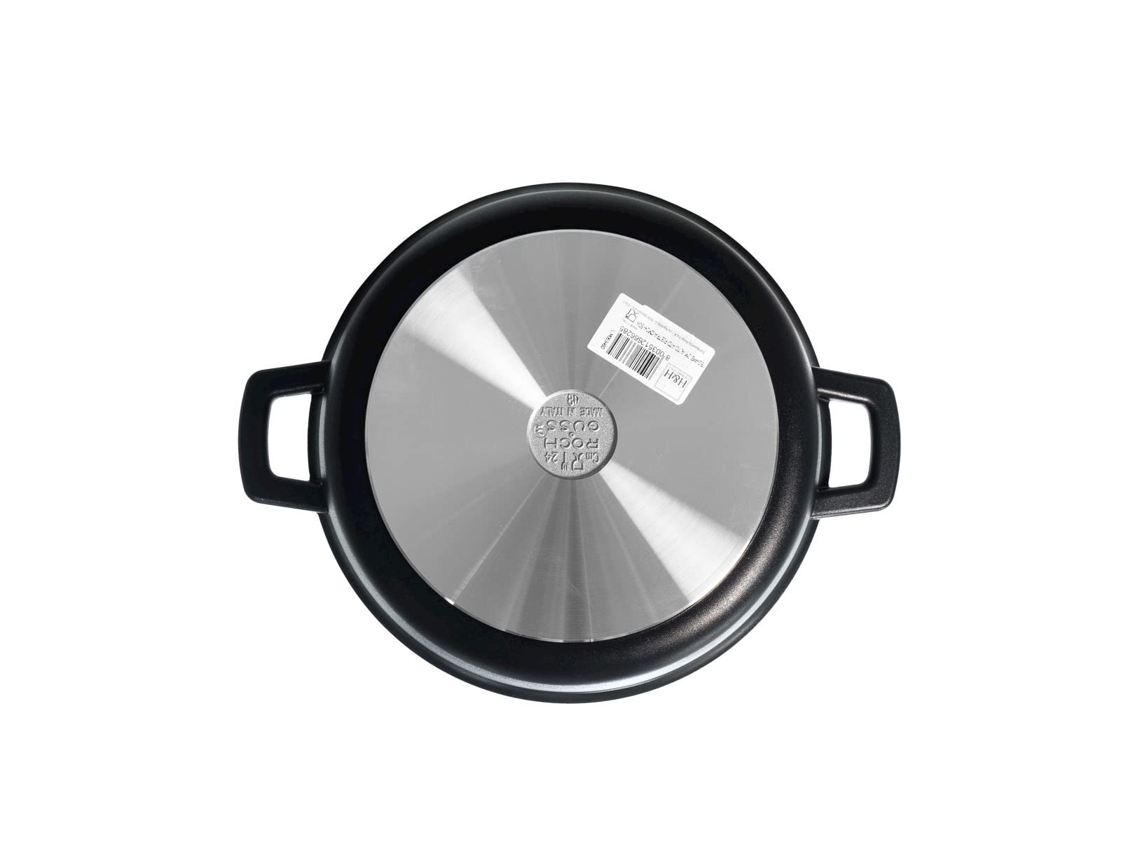 H&H Poêle Antiadhésive, Modèle All Blacks 26 Cm, Noir