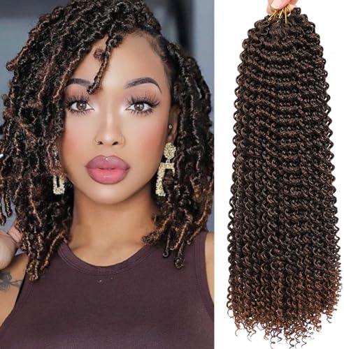Amazon.com : Passion Twist Hair 14 Inch 7 Packs Water Wave Crochet Hair