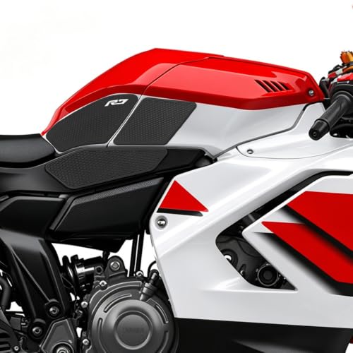 Image of for YZF-R7 yzfr7 2026 New Accessories Fuel Tank Anti-Slip Stickers Side Guards Knee Anti-Slip mats Protective Stickers 7-piece Set Rubber Fuel Tank Stickers Tank Pads Tank pad Gas (YZFR7 2026)