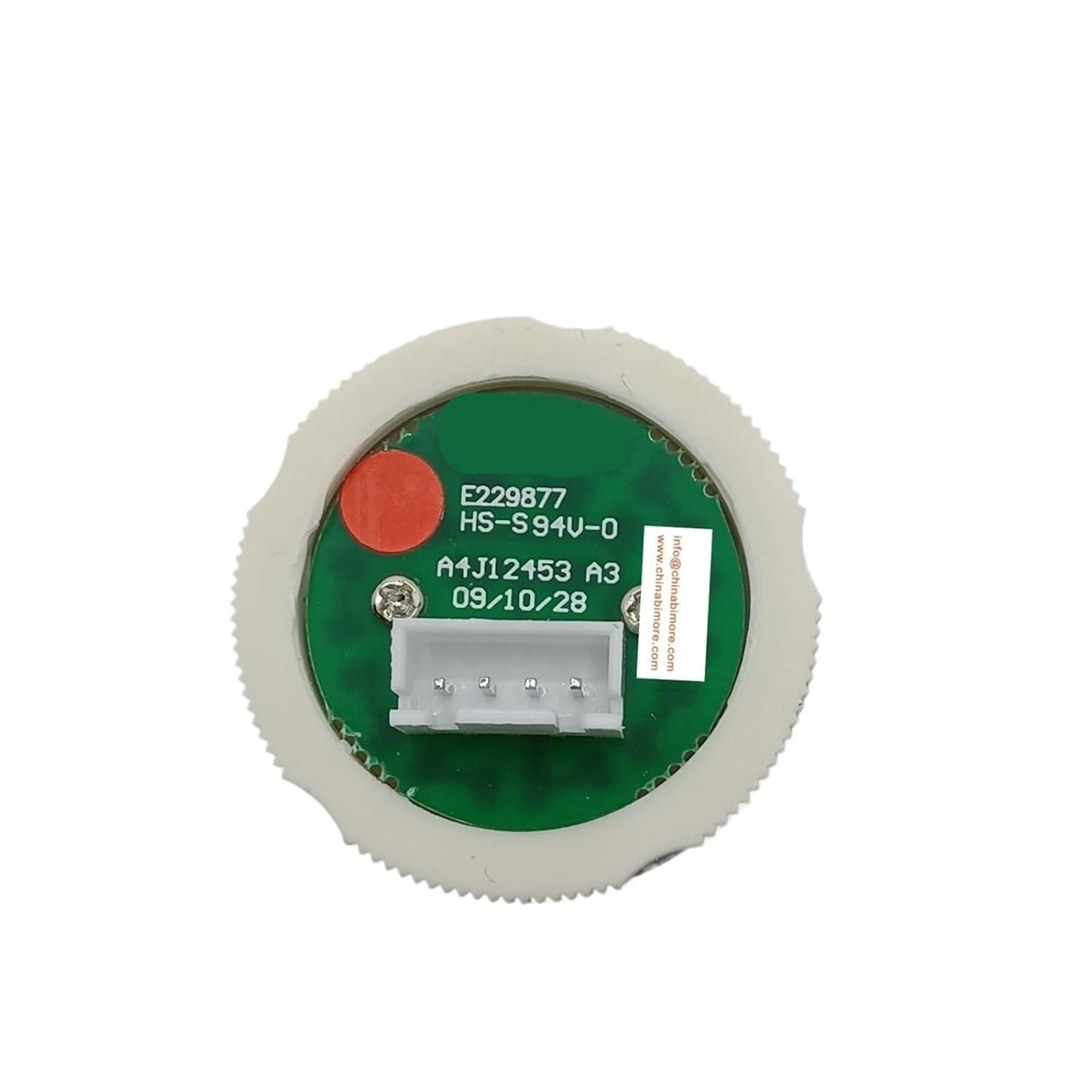 E229877 A4J12453 A3 Elevator Push Button Red Light 24V Stainless Steel Fat Circular Buttons Replace A4J13868 A4 A4N1386