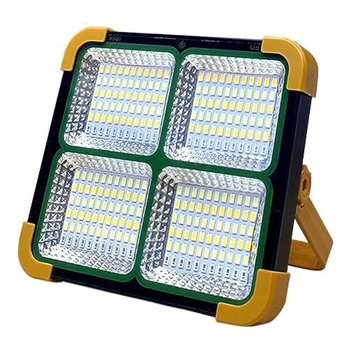 Linterna de Camping, luz de inundación Solar, linterna recargable, foco LED impermeable for exteriores, Panel Solar, lámpara de emergencia for Camping, 500W(200w)