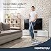 HOMTOYOU Microfiber Hardwood Floor Mop with 4 Washable Pads, 360 Rotation Dust Flat Mop with Ultra Long Stainless Steel Handle for Home/Office Floor Cleaning