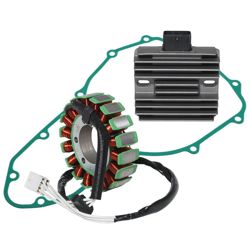 Miniatura 5 de Junta de estator rectificador de bobina de estator para Kawasaki Ninja 400R EX400, EN650 Vulcan 650, Ninja 650 EX650 EX650 ABS,EX650 ER-6F, KLE650