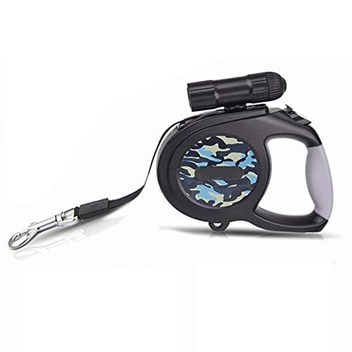 Einziehbare Hundeleine Mit LED - 5m Rollleine Für Hunde Bis 30kg, 360° Drehhaken & Beleuchtung