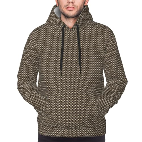 Pull à capuche homme ours marron parfait pour vos sorties décontractées