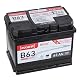 Accurat Basic B63 Autobatterie 63Ah – 12V, 560A, wartungsfrei