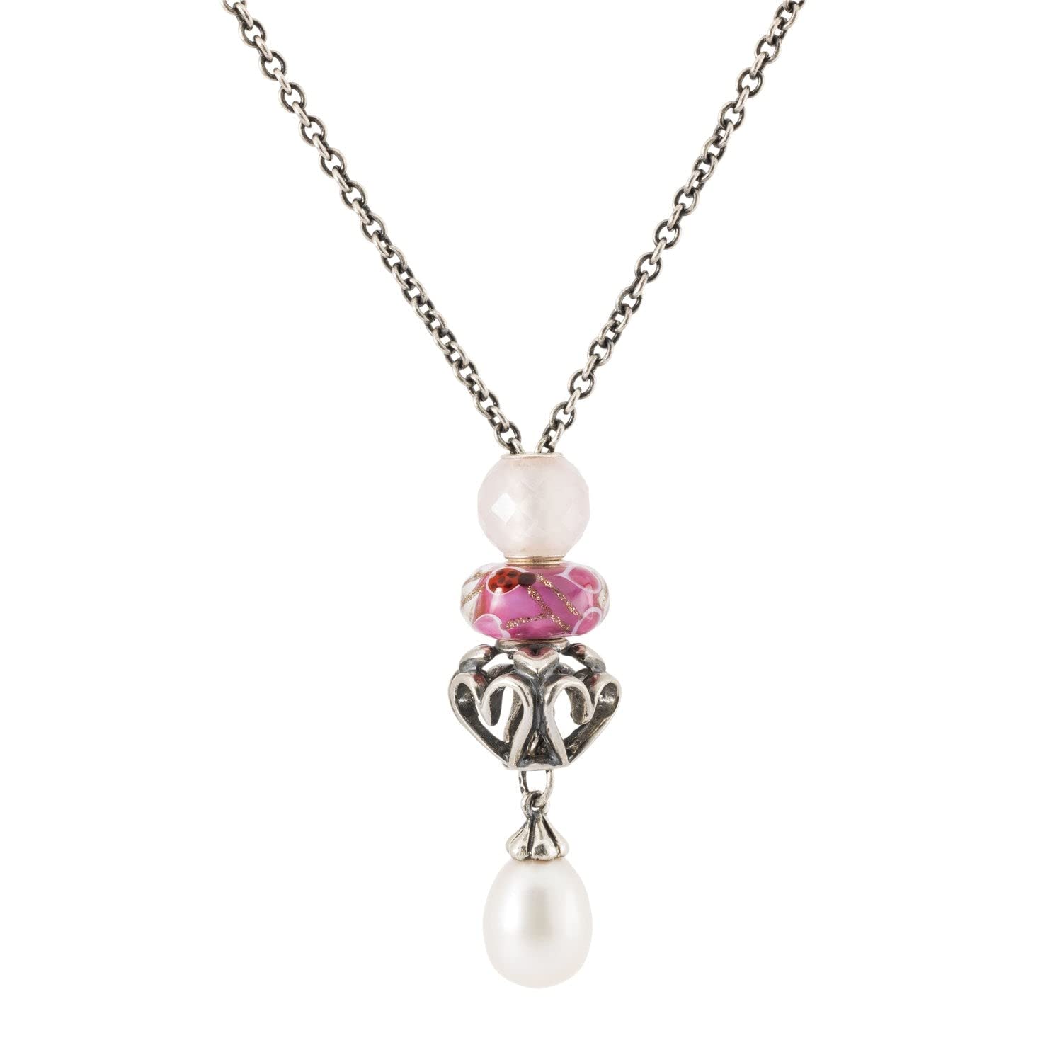 Trollbeads Perle en verre d'amour et de sécurité TGLBE-20368, taille unique, Verre