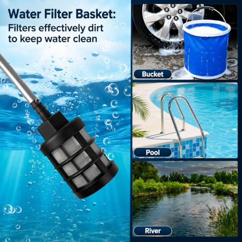 Image of Cordless Portable Pressure Washer Gun 21V 12000mAh | Double Battery Wireless High Pressure Water Gun with 6-in-1 Nozzle & 5M Hose Pipe | Car Wash, Bike Cleaning & Outdoor Use for Kids and Adults.