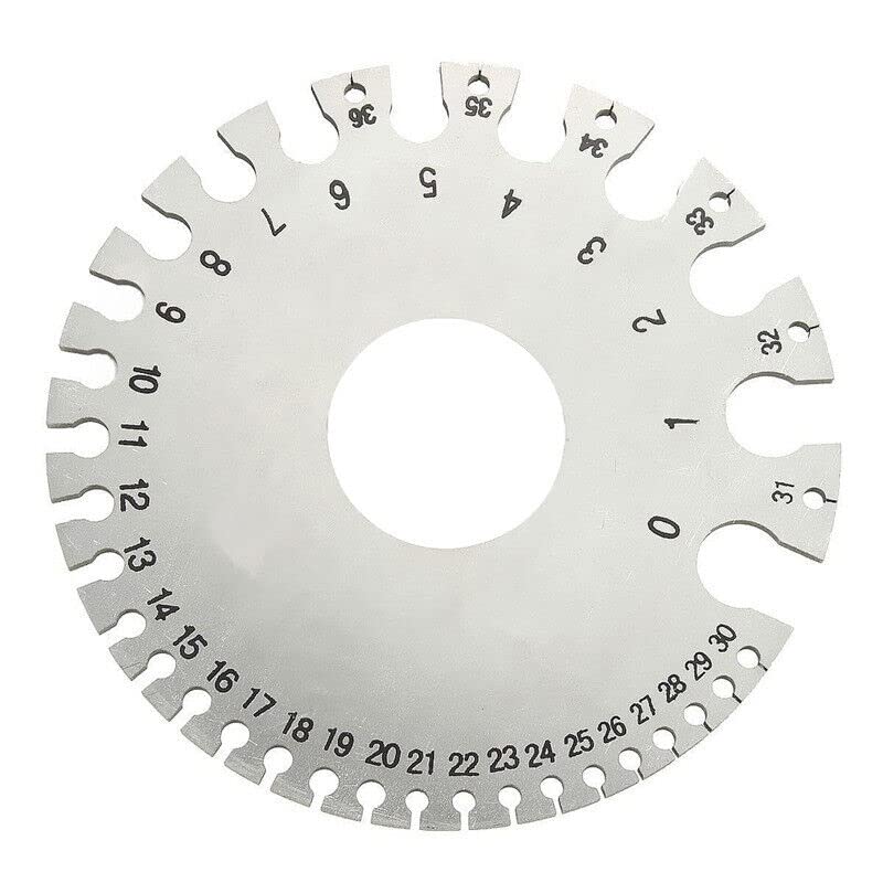 yadav Round Metal SWG AWG Ruler Wire 0-36 Diameter Thickness Measuring Gauge Tool (B0BRV55675) Amazon Price History, Amazon Price Tracker