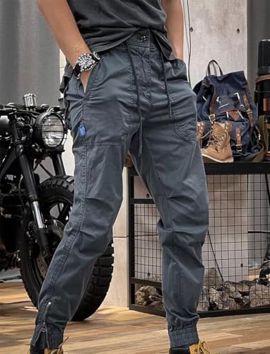Rivccku Men's Hiking Work Pants Outdoor Tactical Cargo Pants Casual Combat Pants with Pockets Sports Trousers4