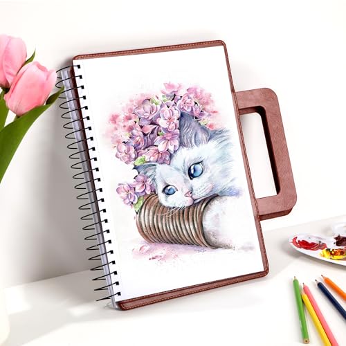 Carnet de croquis marron FLYING EAGLE idéal pour vos dessins de voyage - 6