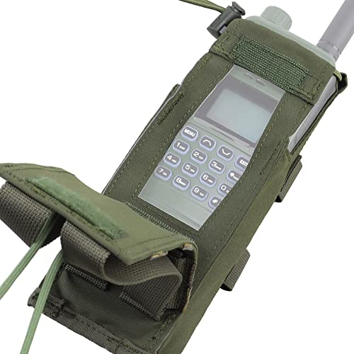 Bolsa de Radio desplegable táctica PRC 152, Bolsa de walkie - Talkie Militar molle, para Chalecos de Caza de cinturón
