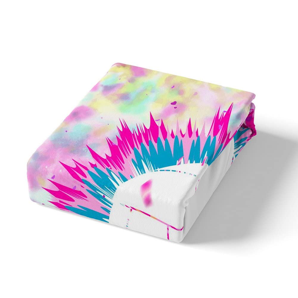 Set Biancheria Da Letto Volley Tie Dye - Copripiumino Singolo Microfibra, Design Sportivo 3D - Foto 3