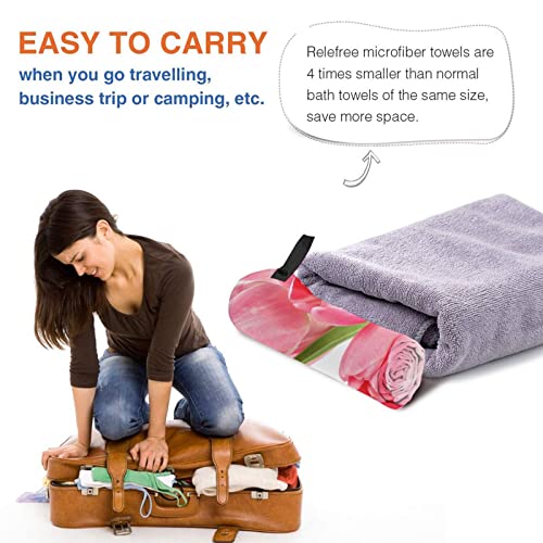 Serviette de plage microfibre absorbante pour éviter le sable en voyage