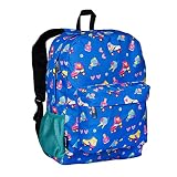 Wildkin Mochila infantil de 40,6 cm – Mochila escolar durável, acolchoada e espaçosa para meninos e meninas – Patins Rad