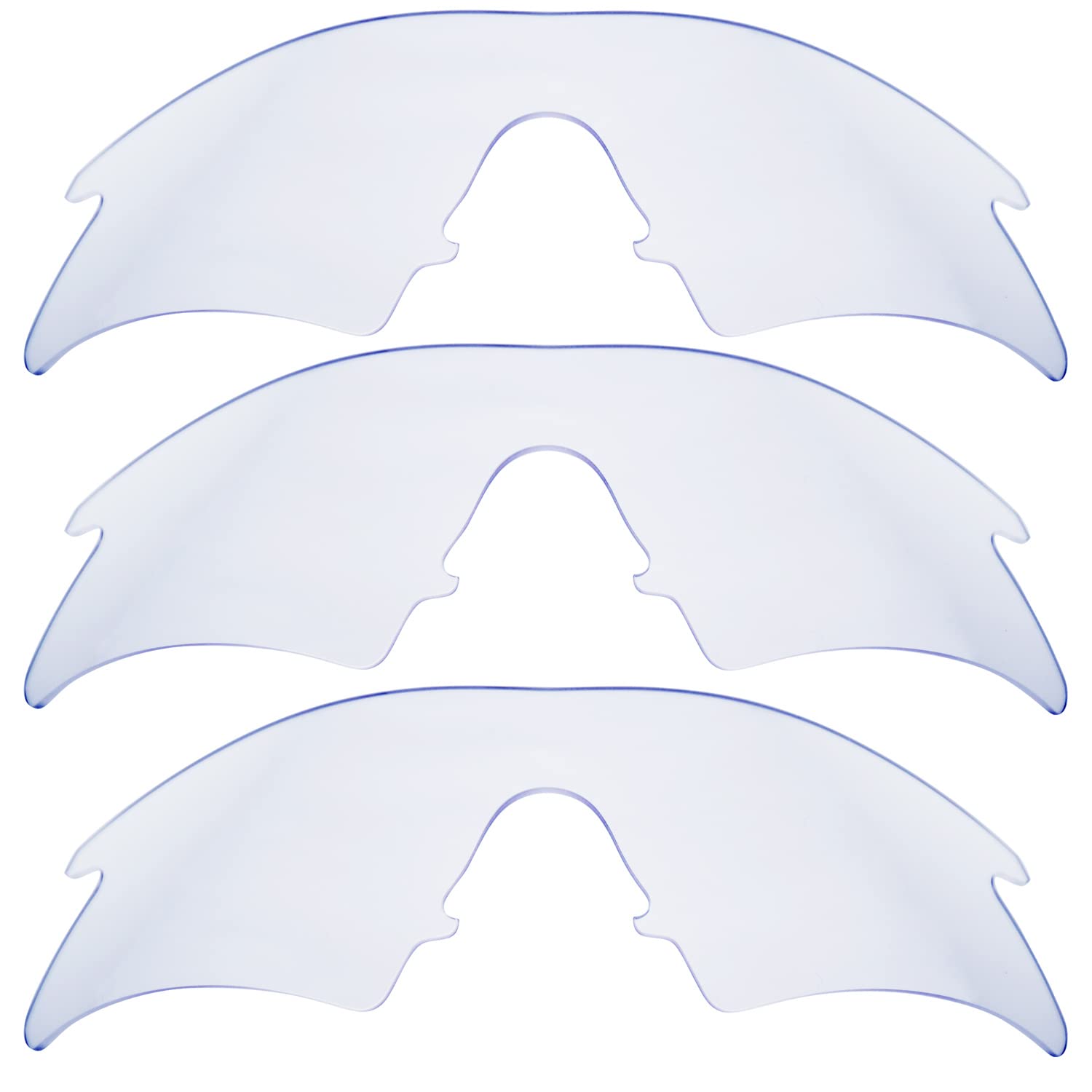 Verres compatibles Oakley M Frame Sweep Transparent Lot de 3 - 5