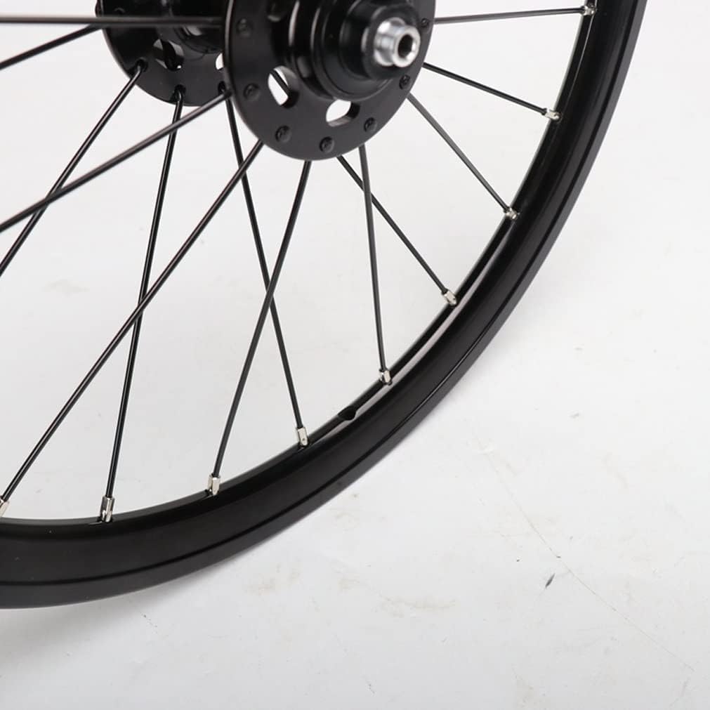 Fahrrad-Laufradsatz 16''/305 Felge V/Scheibenbremse Mountainbike Laufrad Schnellspanner 100/135mm Naben (Onecolor-16)