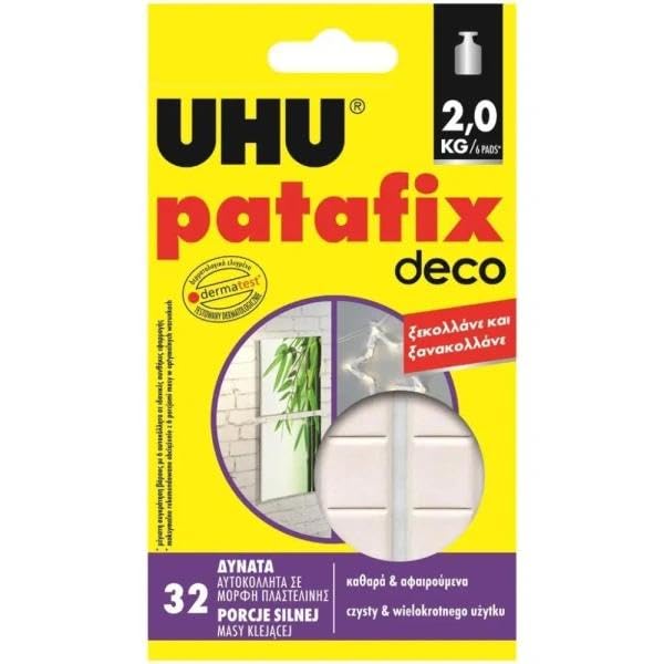 Adhesive mass Patafix Homedeco 32pcs UHU