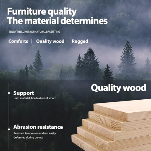 Image of AnywaysWood 4 Tier Solid Wood Open Shelf Bookcase,Modern Wooden Display Bookshelf,Farmhouse Wide Bookshelves, Freestanding Storage Cabinet for Study Room Office Living Room sunroom