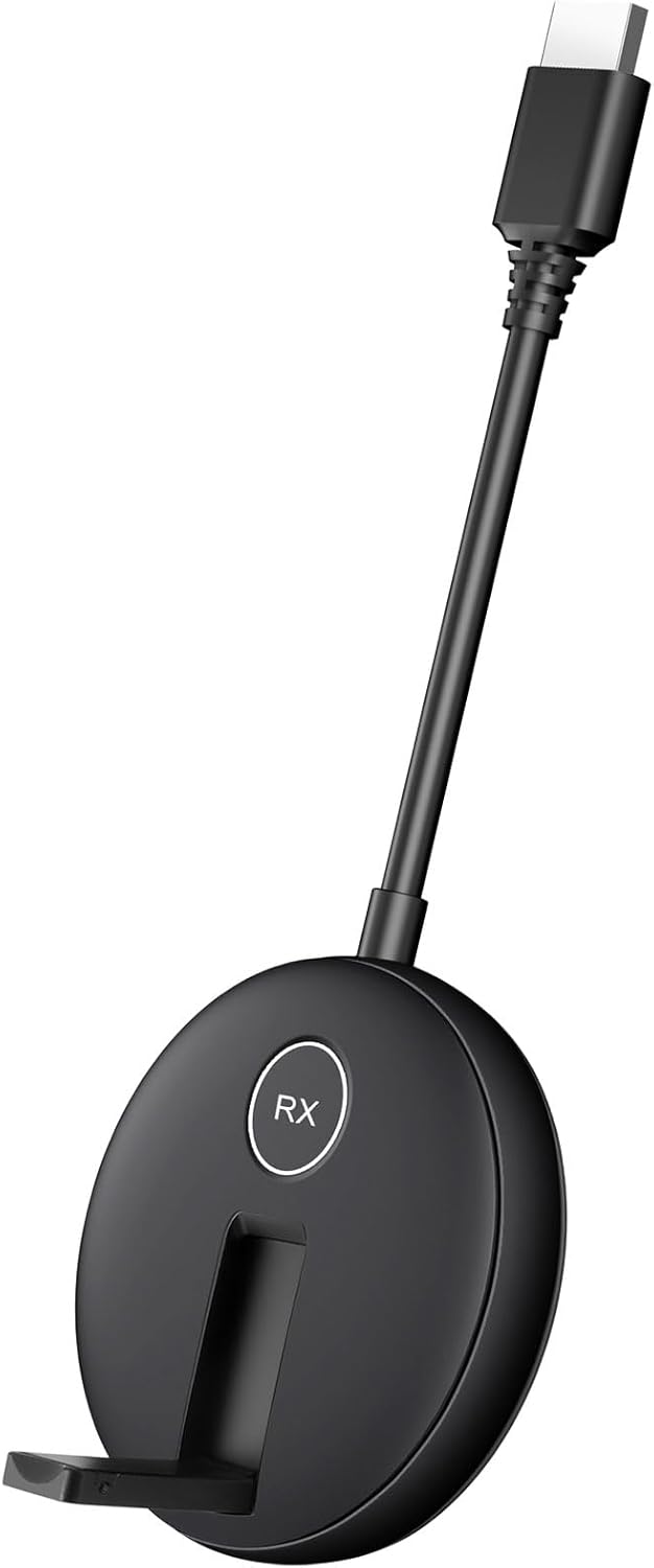 Wireless HDMI Receiver Only, Used to Match The YUYUNLOMN Wireless HDMI Transmitter. One Transmitter Can Match Up to 4 Receivers and Can Be Used for Multiple Displays/TVs/Projectors