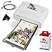 Canon SELPHY CP1300 Wireless Compact Photo Printer (White) + Canon KP-108IN Color Ink Paper Set (Produces up to 108 of 4 x 6 Prints) + USB Printer Cable + HeroFiber Ultra Gentle Cleaning Cloth