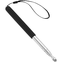 Gosknor Telescopic Teacher Pointer 100 cm Extendable Teacher Pointer Extendable Hand Guide Rod for Presentations in School Office and Classroom Black