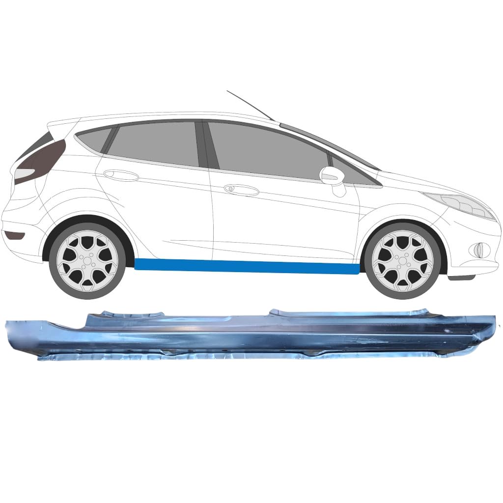 Voll schweller für Ford Fiesta 2008-2017 / Rechts