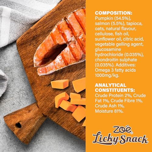 Zoë Licky Snack,Kürbius mit Lachs, 85g