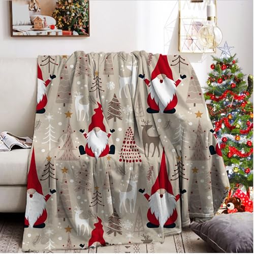 Weihnachts Kuscheldecke 28 Weihnachts Kuscheldecke 150x200cm, Sofa Decke Weihnachten, Weiche...