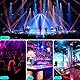 Eyourlife 2 Stück LED Par Strahler, 36 LED 72W Discolicht Partylicht, RGB DMX512 mit Fernbedienung, Bühnenlicht 7 Lichtmodi DJ licht für Party Bar Stage Feste Show [Energieklasse C]