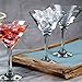 Volarium Martini Glasses Set of 6, Classics 6 Piece Martini Set, Perfect Cocktail Glasses, 6 Ounce Capacity