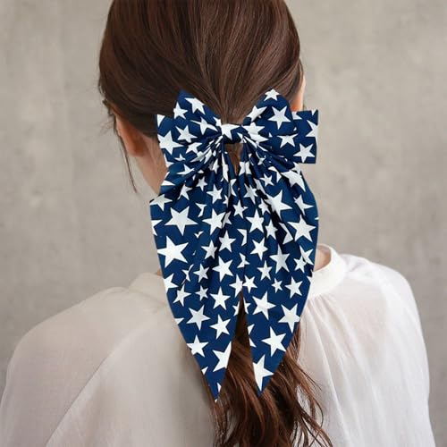 Pinza para cabello con moño patriótico miniatura 4