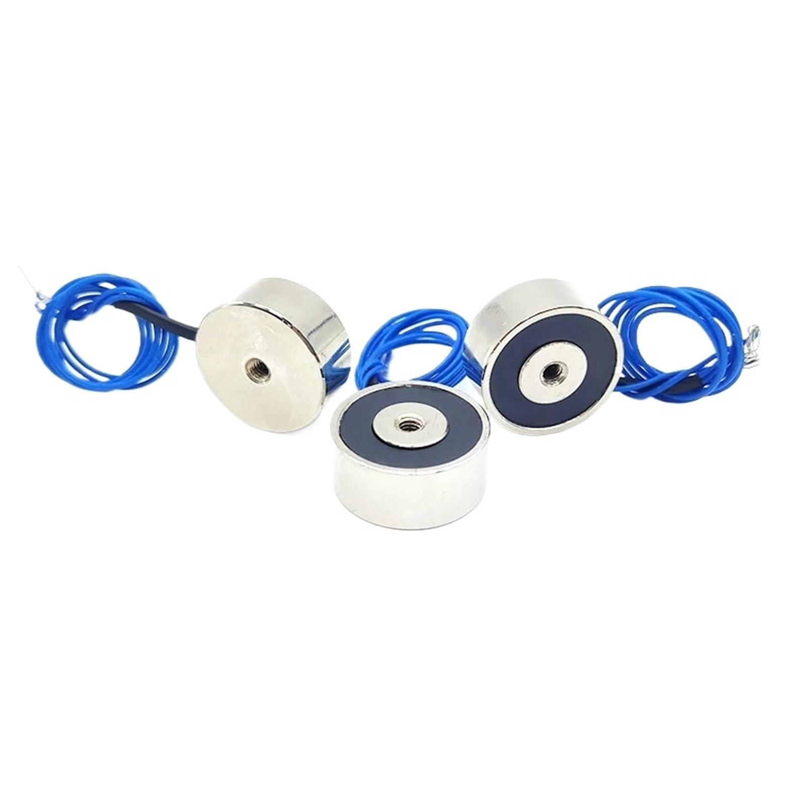Elettromagnete 25/11 DC 6V 12V 24V Cilindro Elettrico Magneti 5KG/50N Forte Solenoide Elettromagnetico Ventosa 1 Pz(DC 12V)